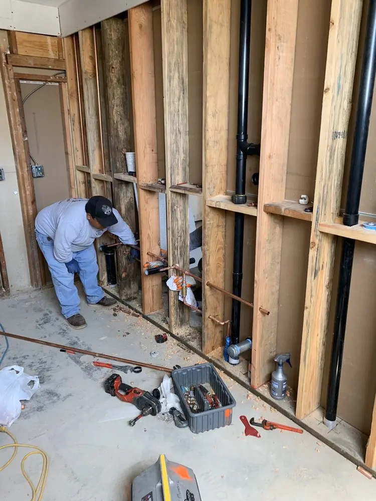 Commercial rough-in plumbing for Water Heater Replacement in Slidell